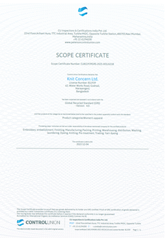Certificates - Bulgaria-TEX JSC - High Quality Yarn and Thread
